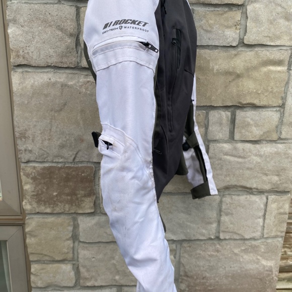 Joe Rocket Women's Victoria Textile Motorcycle Jacket Grey & White XS - Picture 6 of 14